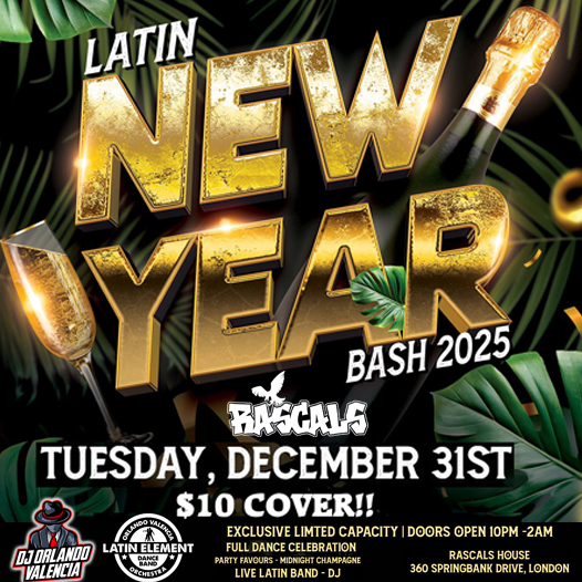 Latin New Year - Tuesday December 31 2024