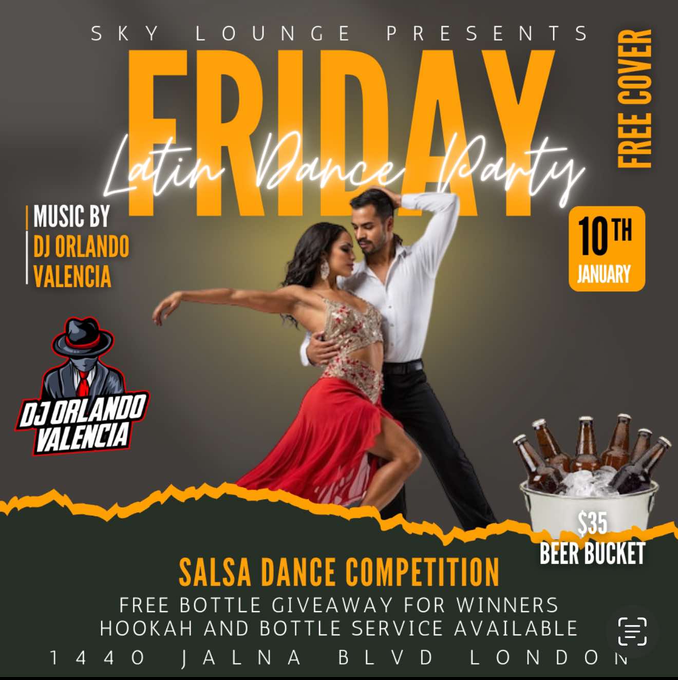 Latin Dance Party - Friday January 10 2025