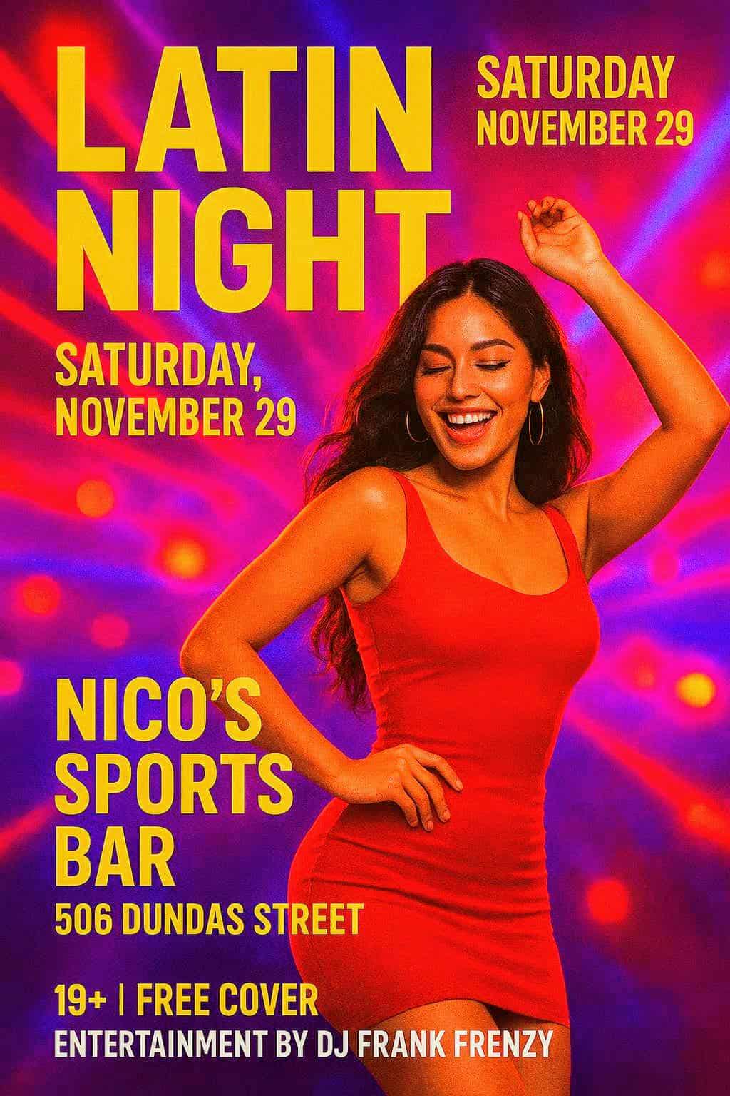 Latin Night - Saturday November 29 2025